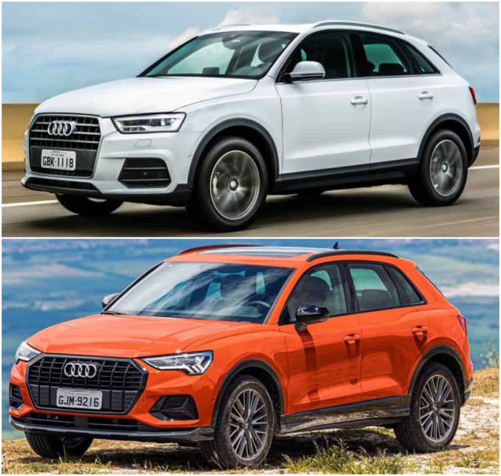 Audi Q3 diferença gerações