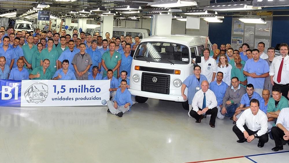 Volkswagen Kombi produção 1,5 milhão
