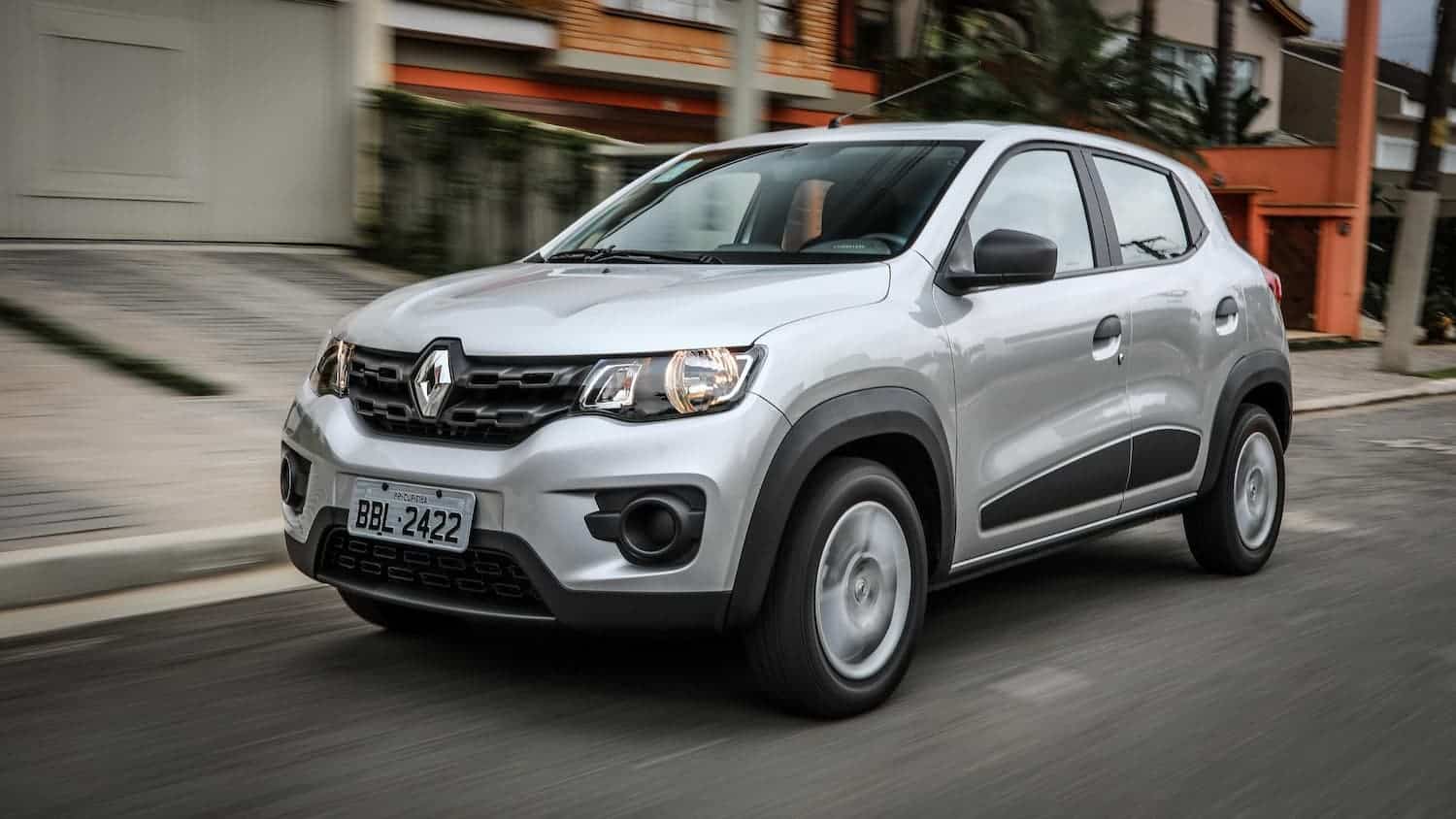 Renault Kwid Zen1.0 rodando na rua