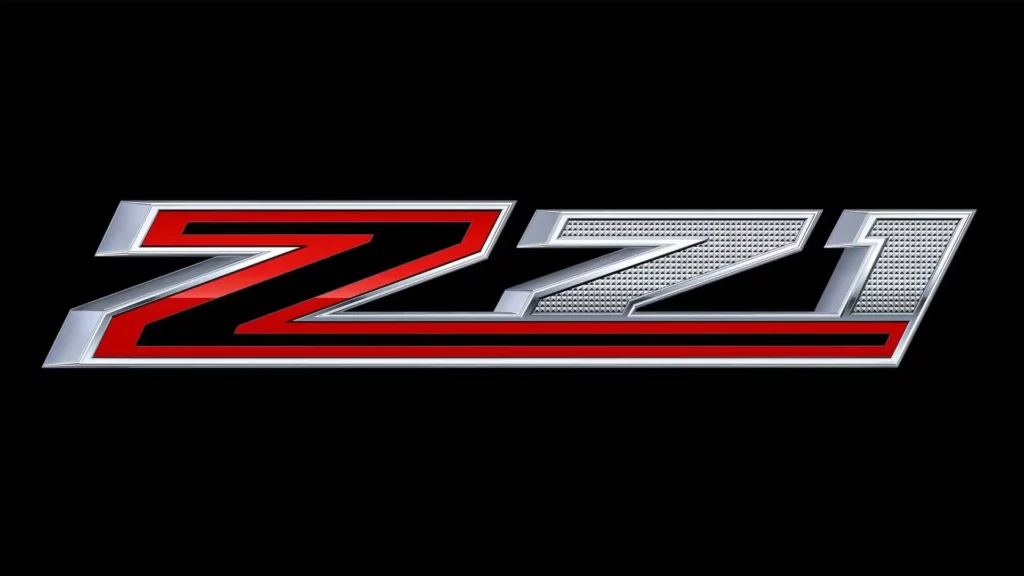 Emblema da versão Z71 da picape S10.